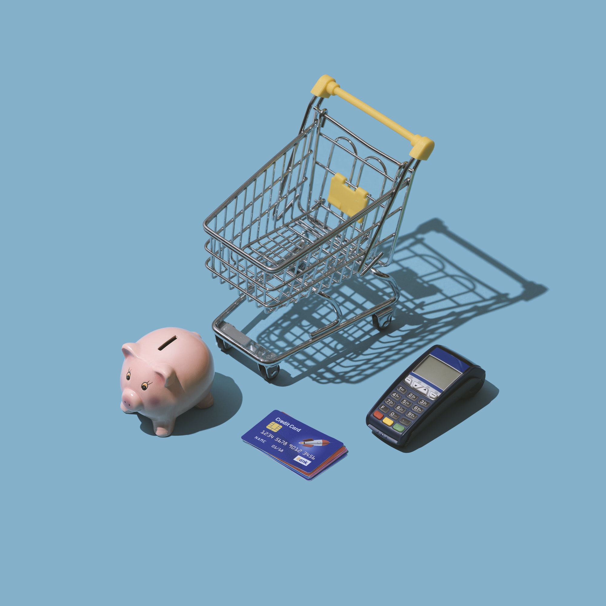 Grocery shopping with credit cards